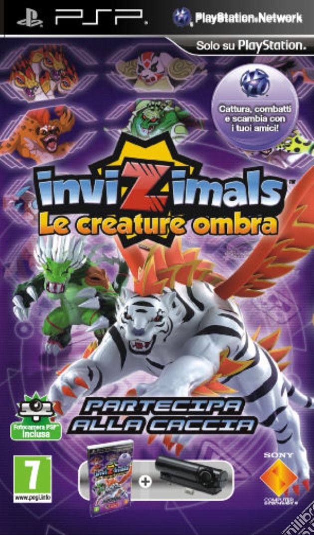 Invizimals Le Creature Ombra+Telecamera videogame di PSP