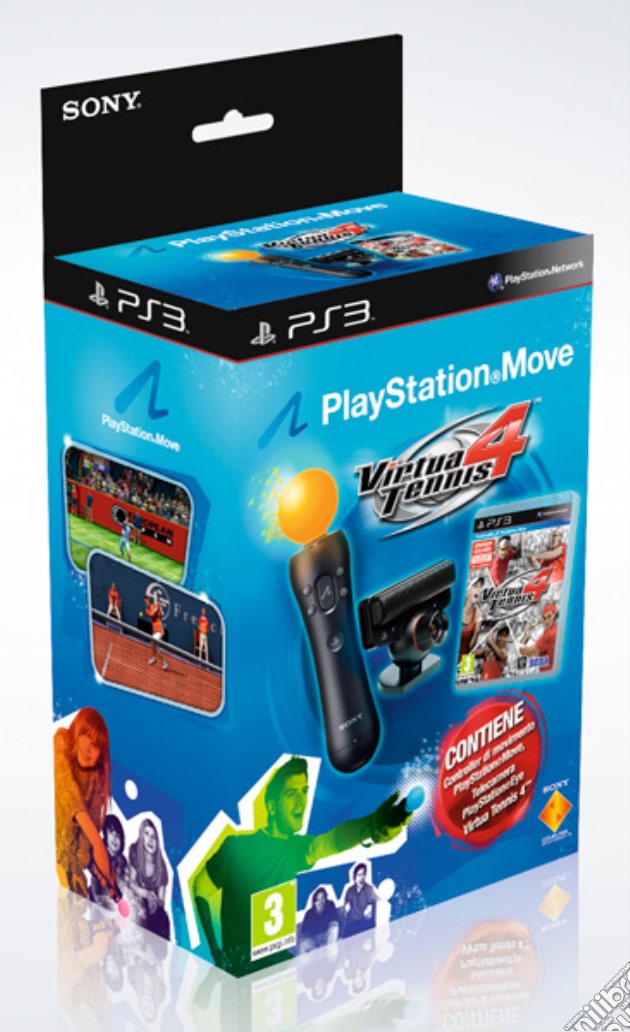 Virtua Tennis 4 + PSMove + PSEye videogame di PS3