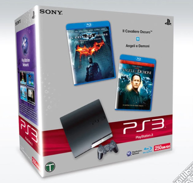 Playstation 3 250 Gb + Film Cav.Osc.+A&D videogame di PS3
