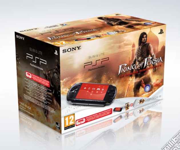 PSP 3000 + Prince Of Persia Sabbie Dim videogame di PSP