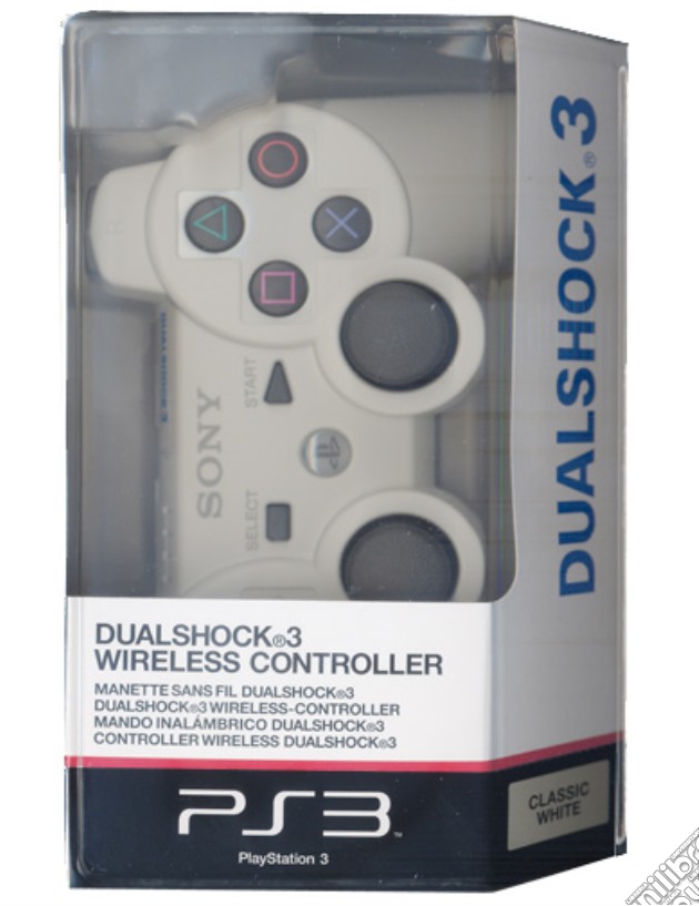 PS3 Sony Controller Dualshock 3 White videogame di PS3