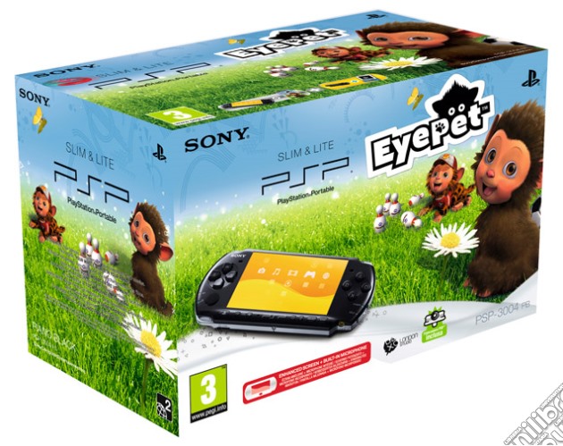 PSP 3000 + Eyepet + Telecamera videogame di PSP