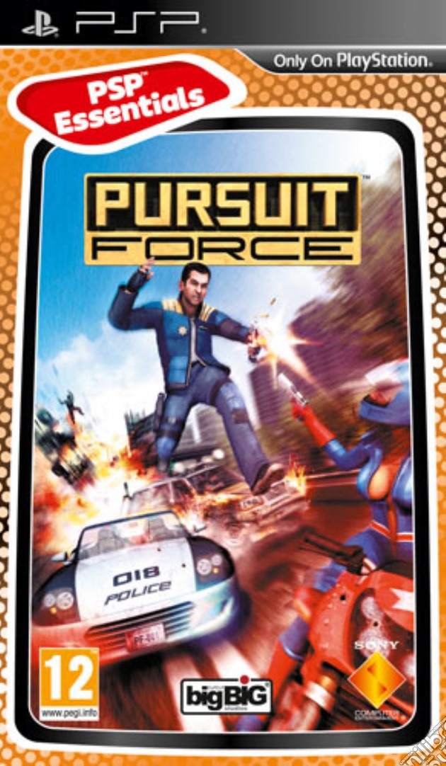 Essentials Pursuit Force videogame di PSP