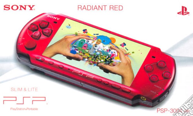 PSP 3004 Red videogame di PSP