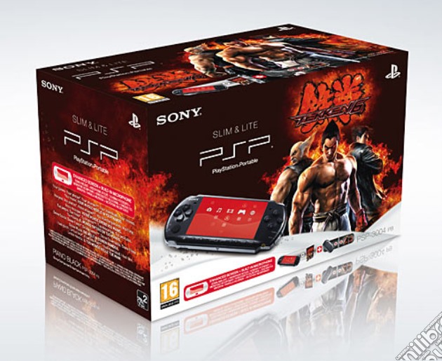 PSP 3004 + Tekken 6 videogame di PSP