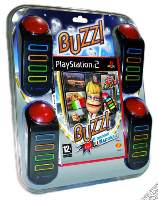 Buzz: Il Quizzone Nazionale + Buzzers videogame di PS2