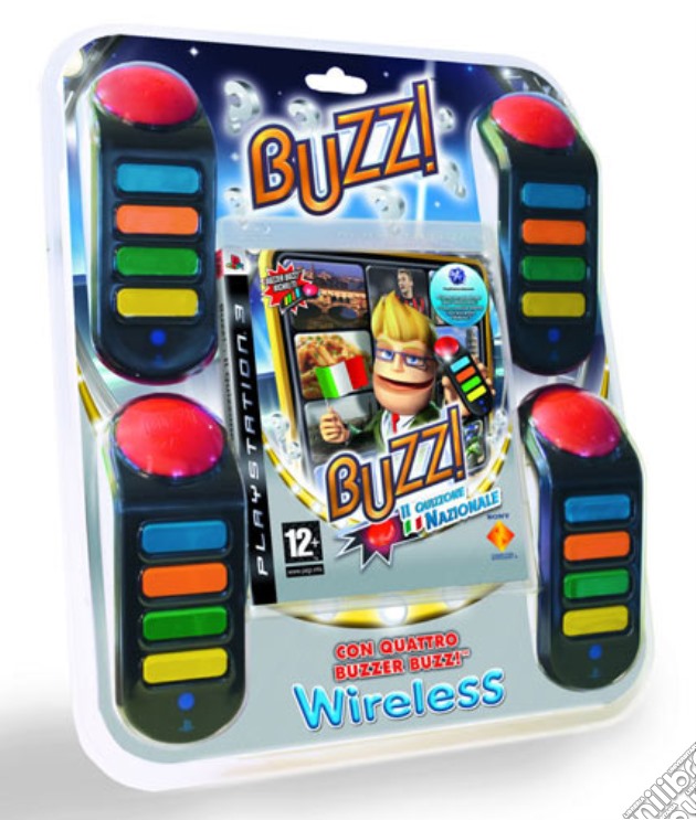 Buzz: Il Quizzone Nazionale + Buzzers videogame di PS3