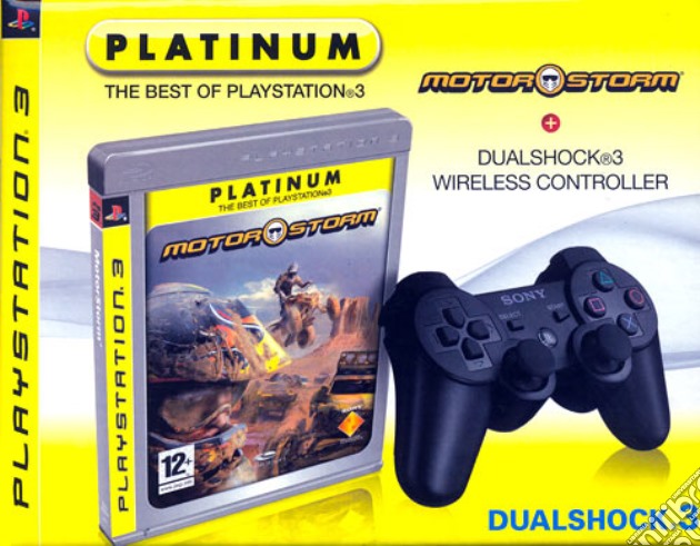 Motorstorm + PS3 Sony Cont.W. Dualshock3 videogame di PS3