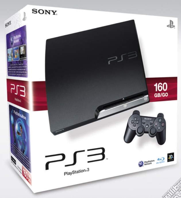 Playstation 3 160GB J Chassis videogame di PS3