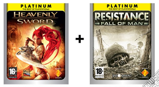 Heavenly Sword + Resistance videogame di PS3