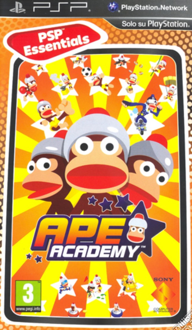 Essentials Ape Academy videogame di PSP