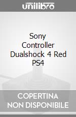Sony Controller Dualshock 4 Red PS4 videogame di ACC