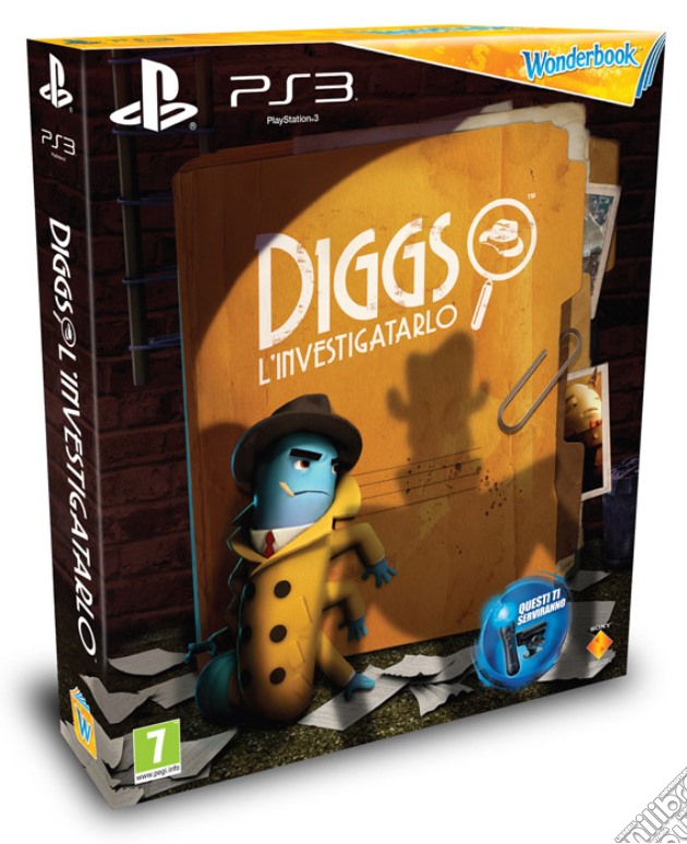 Wonderbook - Diggs L'investigatarlo+Book videogame di PS3