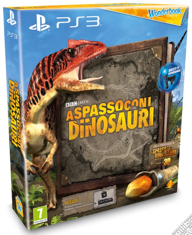 Wonderbook - A Spasso con Dinosauri+Book videogame di PS3