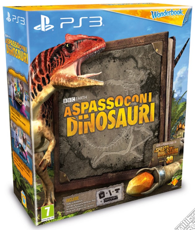 Wonderbook-A Spasso con Dinos.+Book+Move videogame di PS3