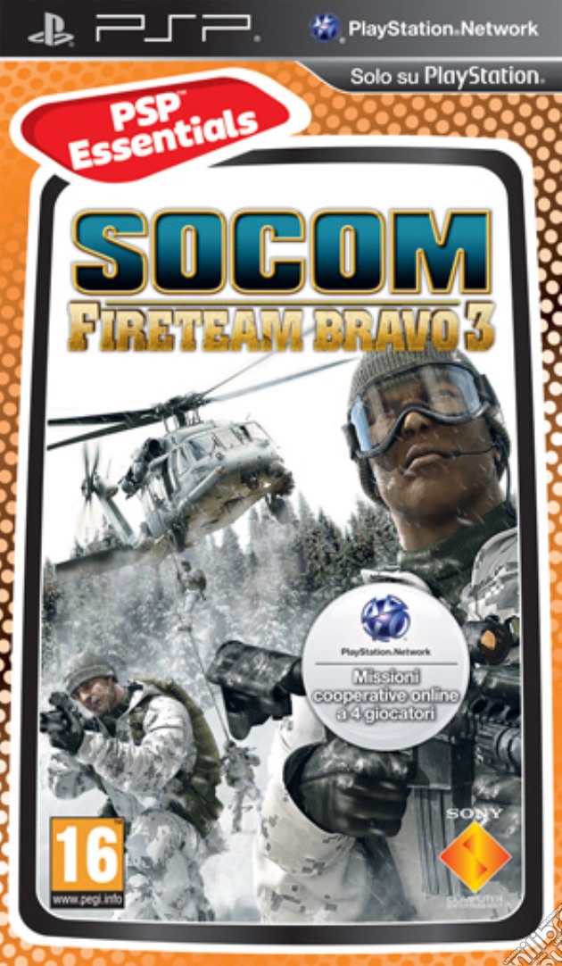 Essentials Socom Fire Team Bravo 3 videogame di PSP