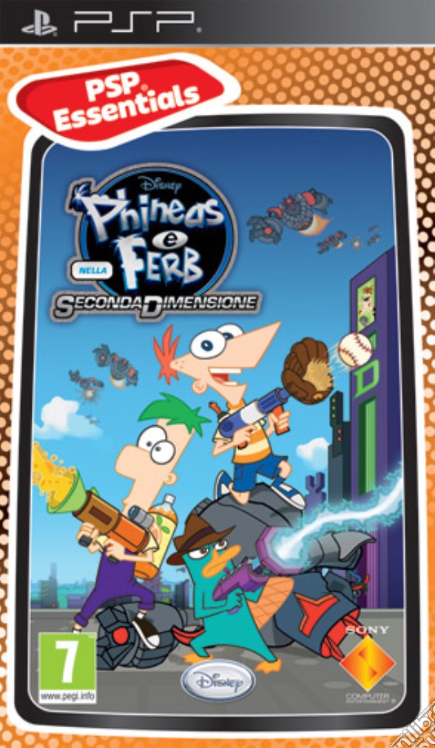 Essentials Phineas & Ferb videogame di PSP