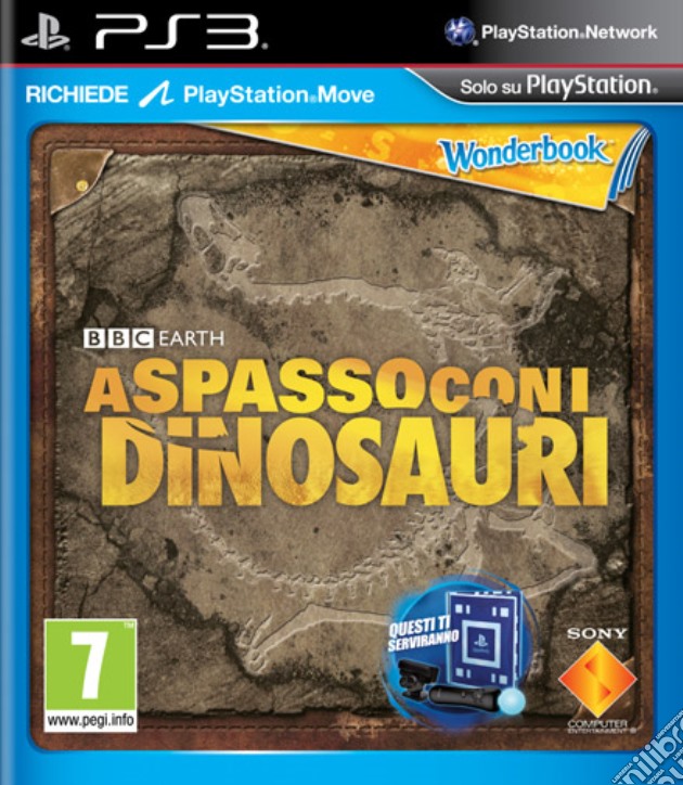 Wonderbook - A Spasso con i Dinosauri videogame di PS3