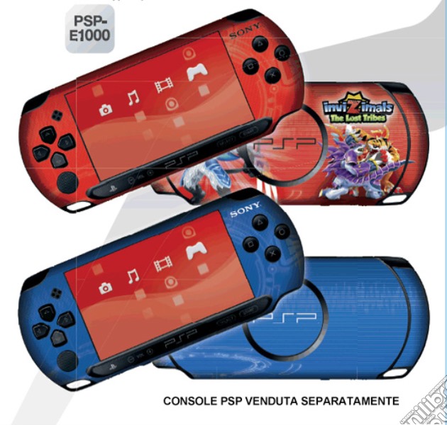 SONY Cover PSP E-1000 Invizimals videogame di ACOG