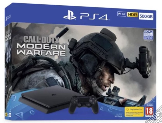 PS4 1TB F + Call of Duty: Modern Warfare videogame di ACC