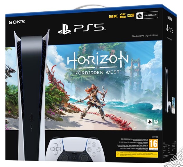 Playstation 5 Digital + Horizon Forbidden West videogame di ACC