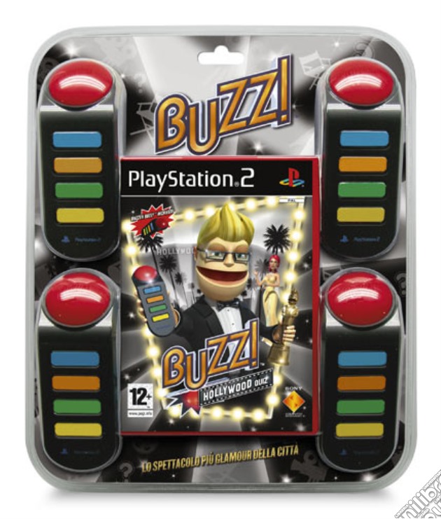 Buzz The Hollywood Quiz + Buzzer videogame di PS2