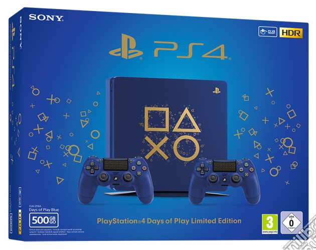 PS4 500GB + 2DS4 Days of Play Ltd. Ed. videogame di ACC