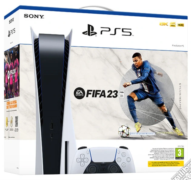 PlayStation 5 + FIFA 23 videogame di ACC