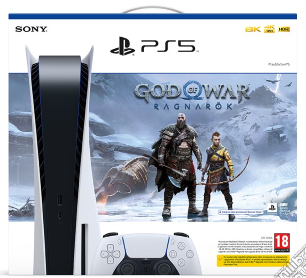 PlayStation 5 + God of War Ragnarok C Chassis videogame di ACC