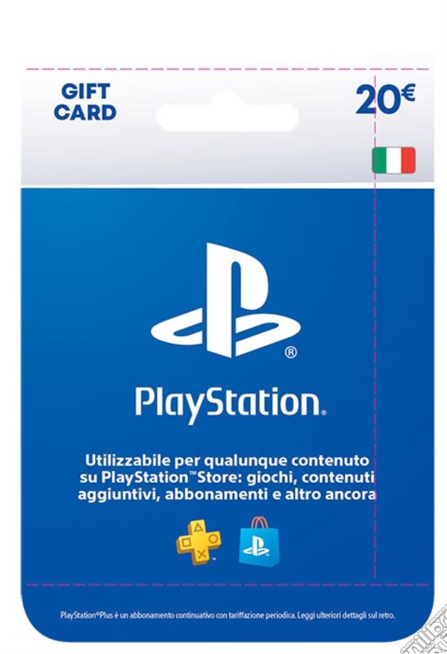 SONY Playstation Live Card Dual 20 Euro, Accessori