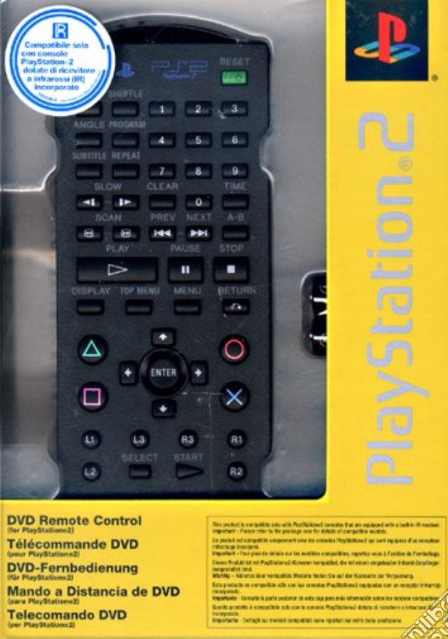 PS2 Sony Telecomando DVD II serie videogame di PS2