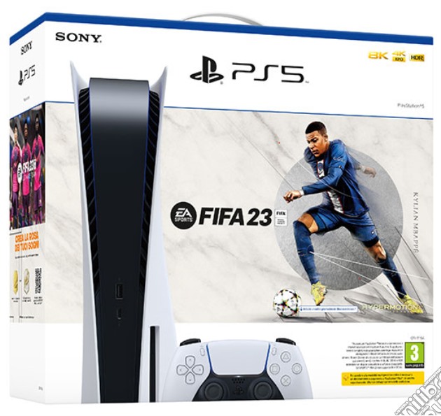 PlayStation 5 + FIFA 23 C Chassis videogame di ACC