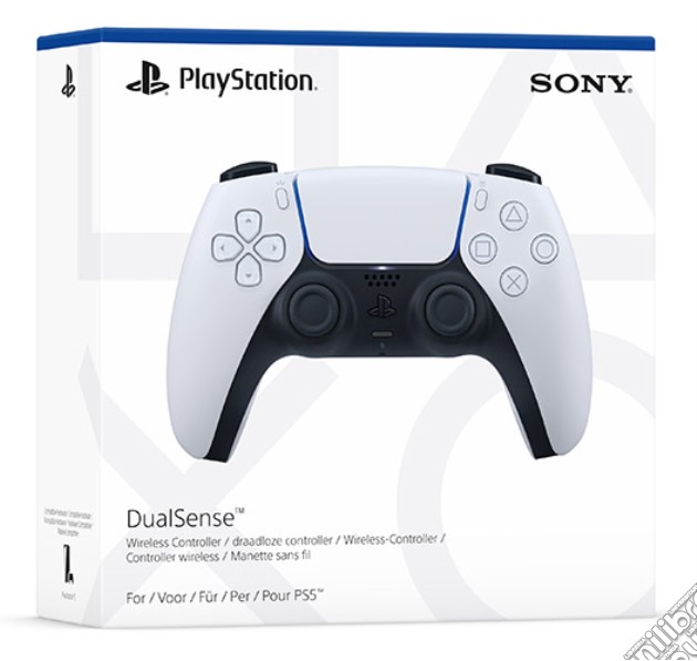 SONY PS5 Controller Wireless DualSense White V2 videogame di ACC