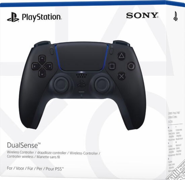 SONY PS5 Controller Wireless DualSense Midnight Black V2 videogame di ACC