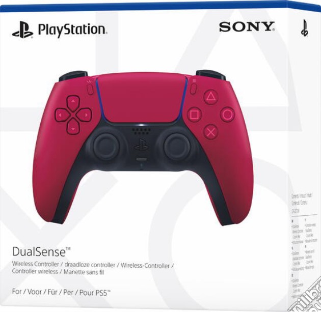 SONY PS5 Controller Wireless DualSense Cosmic Red V2 videogame di ACC