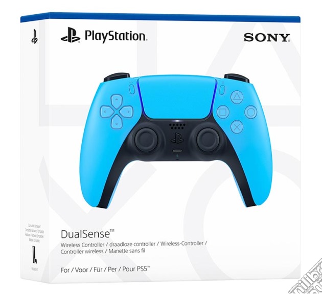 SONY PS5 Controller Wireless DualSense Starlight Blue V2 videogame di ACC