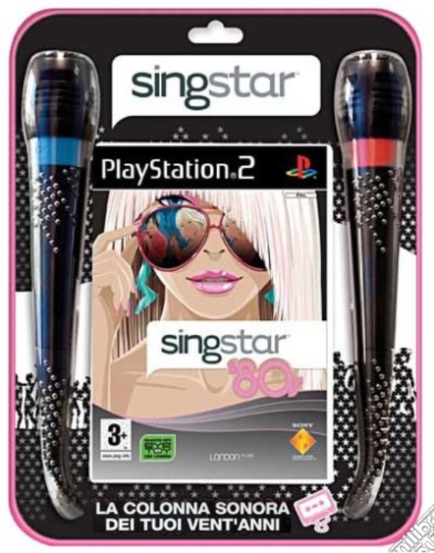 Singstar 80 + 2 Microfoni videogame di PS2