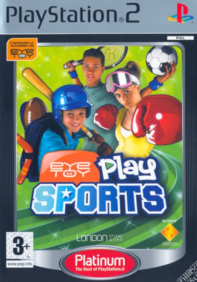 Eyetoy Play Sports PLT videogame di PS2