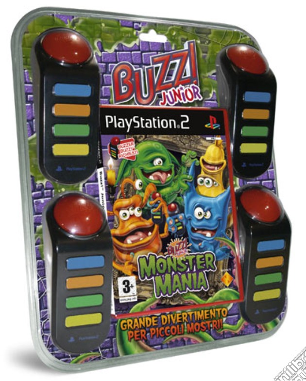Buzz Junior: Monster Mania + Buzzer videogame di PS2