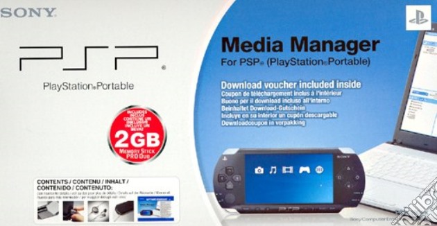 PSP Value Pack 2 Gigabyte+Media Manager videogame di PSP