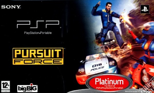 PSP Stand Alone Bianco + Pursuit Force videogame di PSP