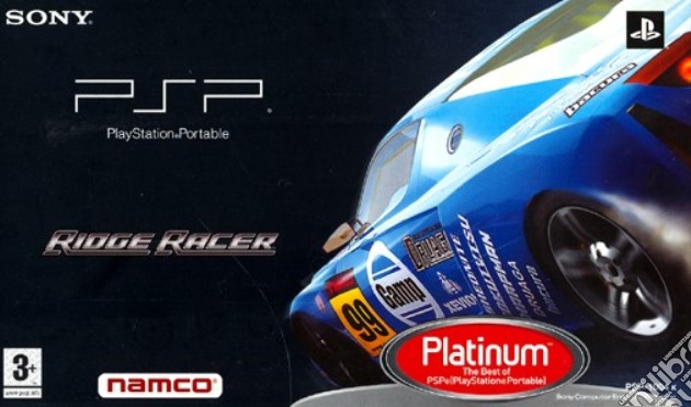 PSP Stand Alone Nero + Ridge Racer Plat. videogame di PSP