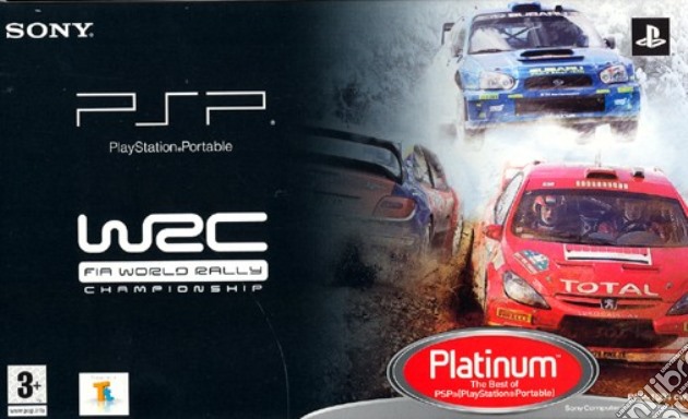 PSP Stand Alone Bianco + WRC Plat. videogame di PSP
