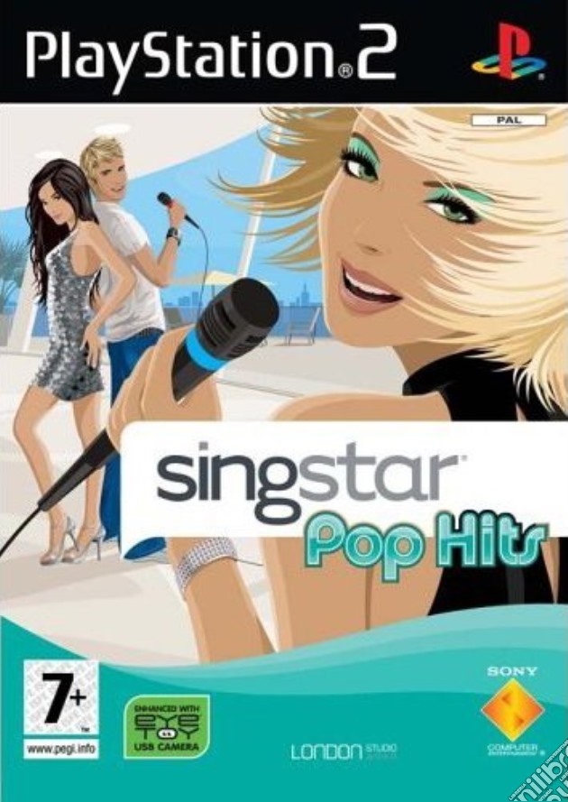 Singstar Pop Hits videogame di PS2