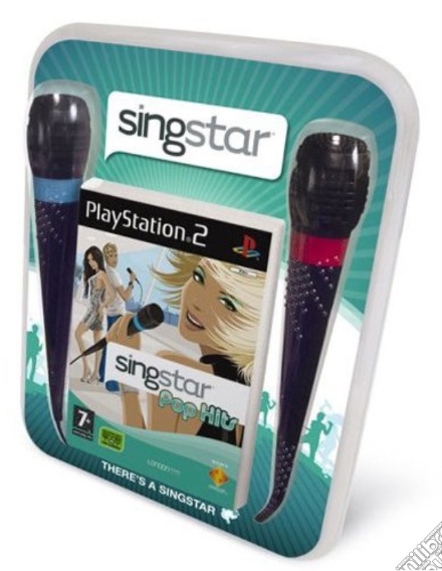 Singstar Pop Hits + Microfoni videogame di PS2