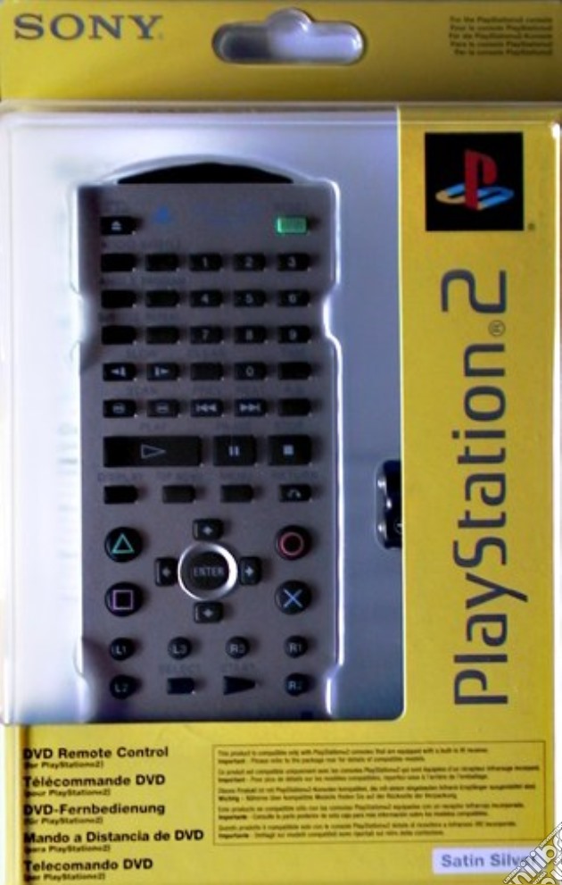 PS2 Sony Telecomando DVD - Silver videogame di PS2