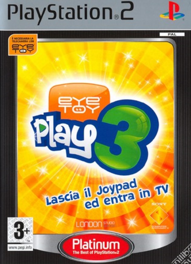 Eyetoy Play 3 PLT videogame di PS2