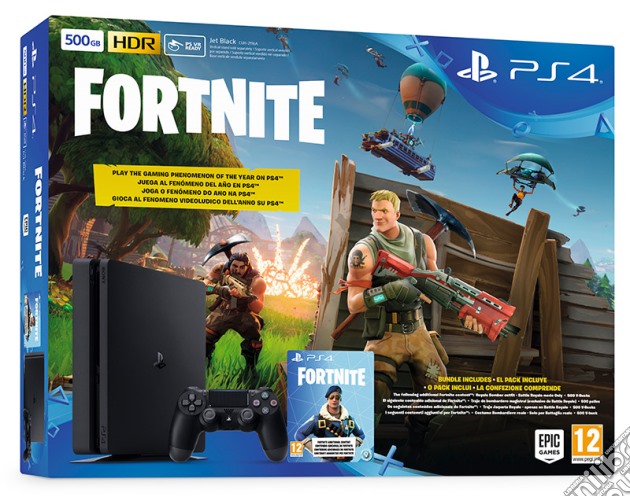 PS4 500GB + Fortnite Voucher videogame di ACC