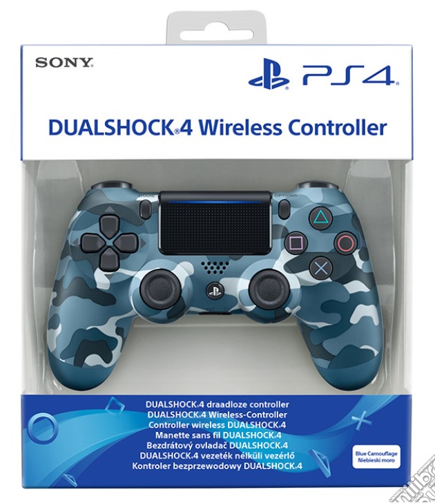 Sony Ctrl Dualshock 4 V2 Blue Camo PS4 videogame di ACC