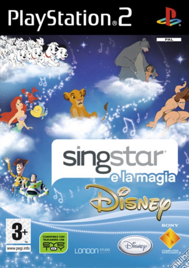 Singstar E La Magia Disney videogame di PS2